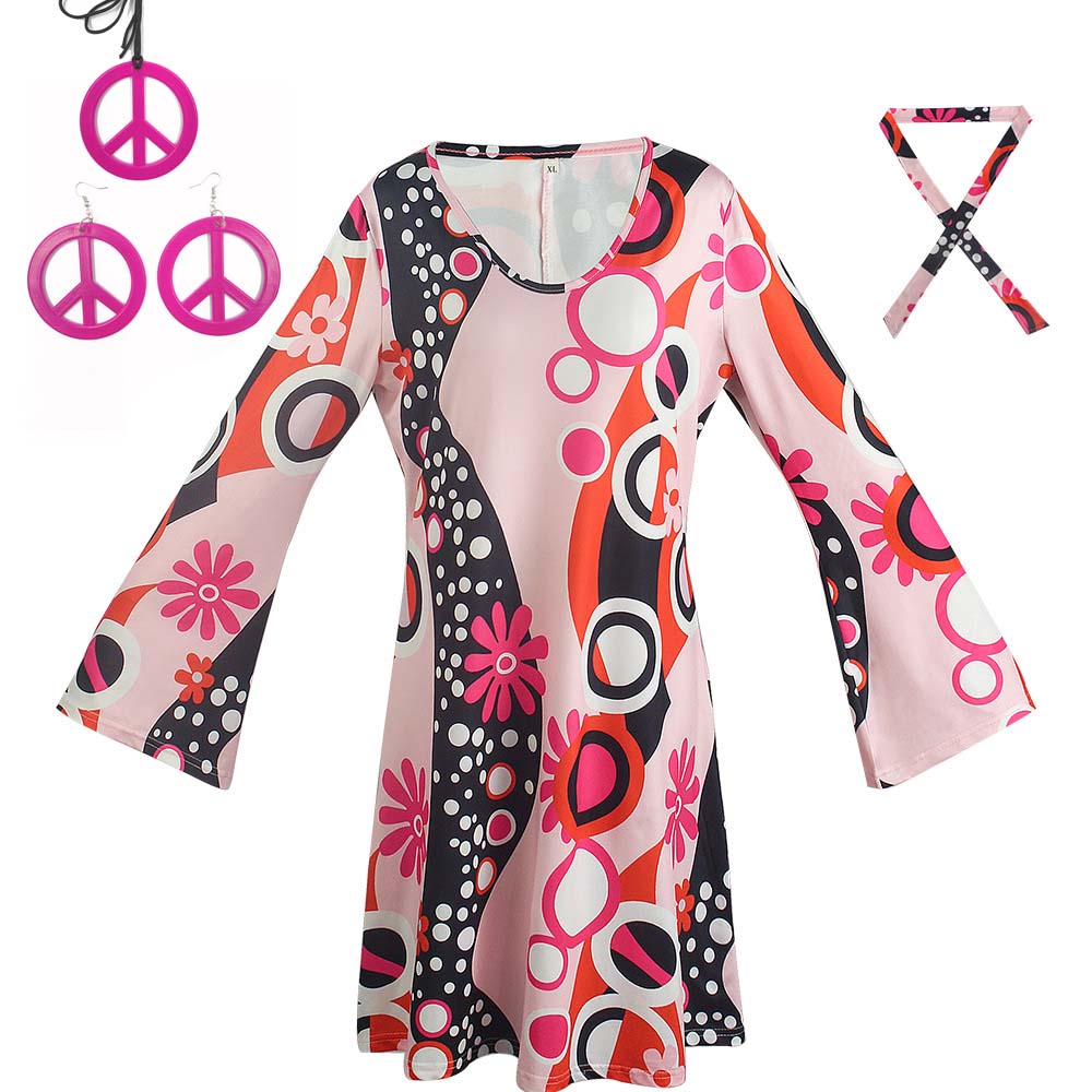 Women'S Accessories In The 60S - Costume rétro d'Halloween années 60 et