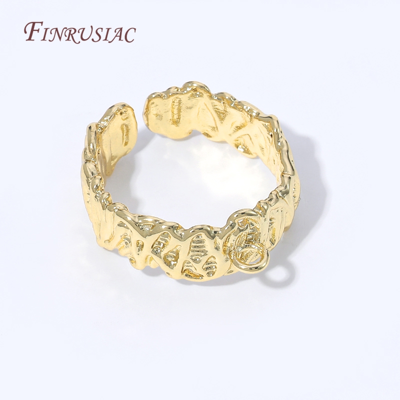 Ring Set Adjustable - Base de bague ouverte réglable plaquée