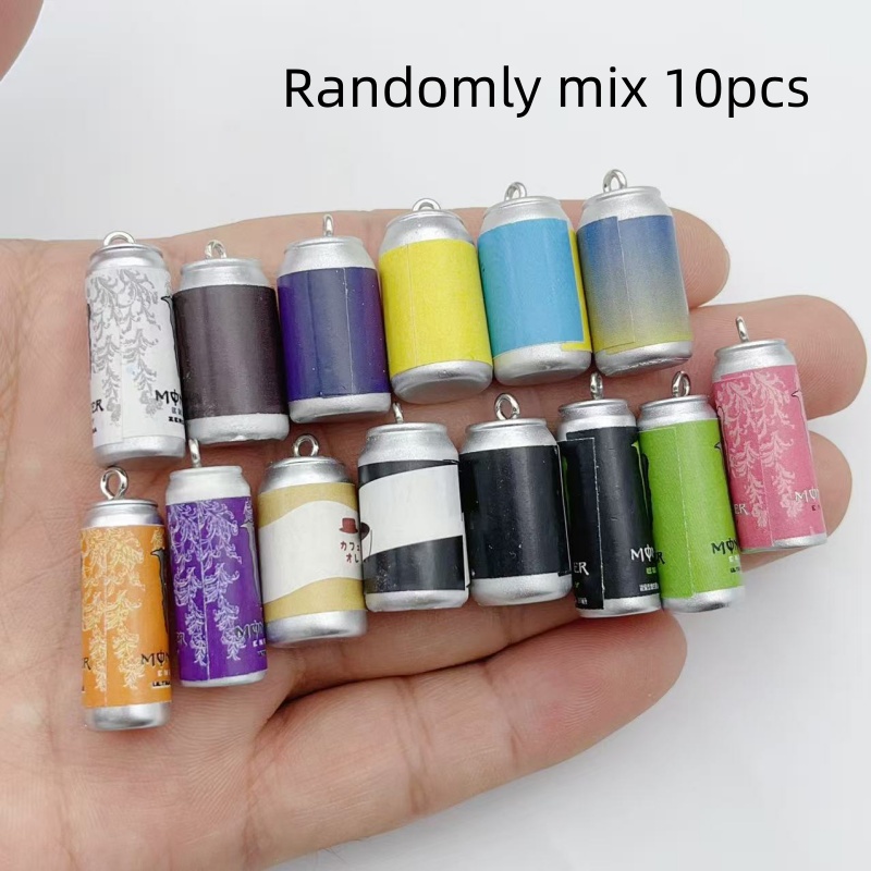 Women'S Key Accessories - 10 Breloques Miniature en Résine en