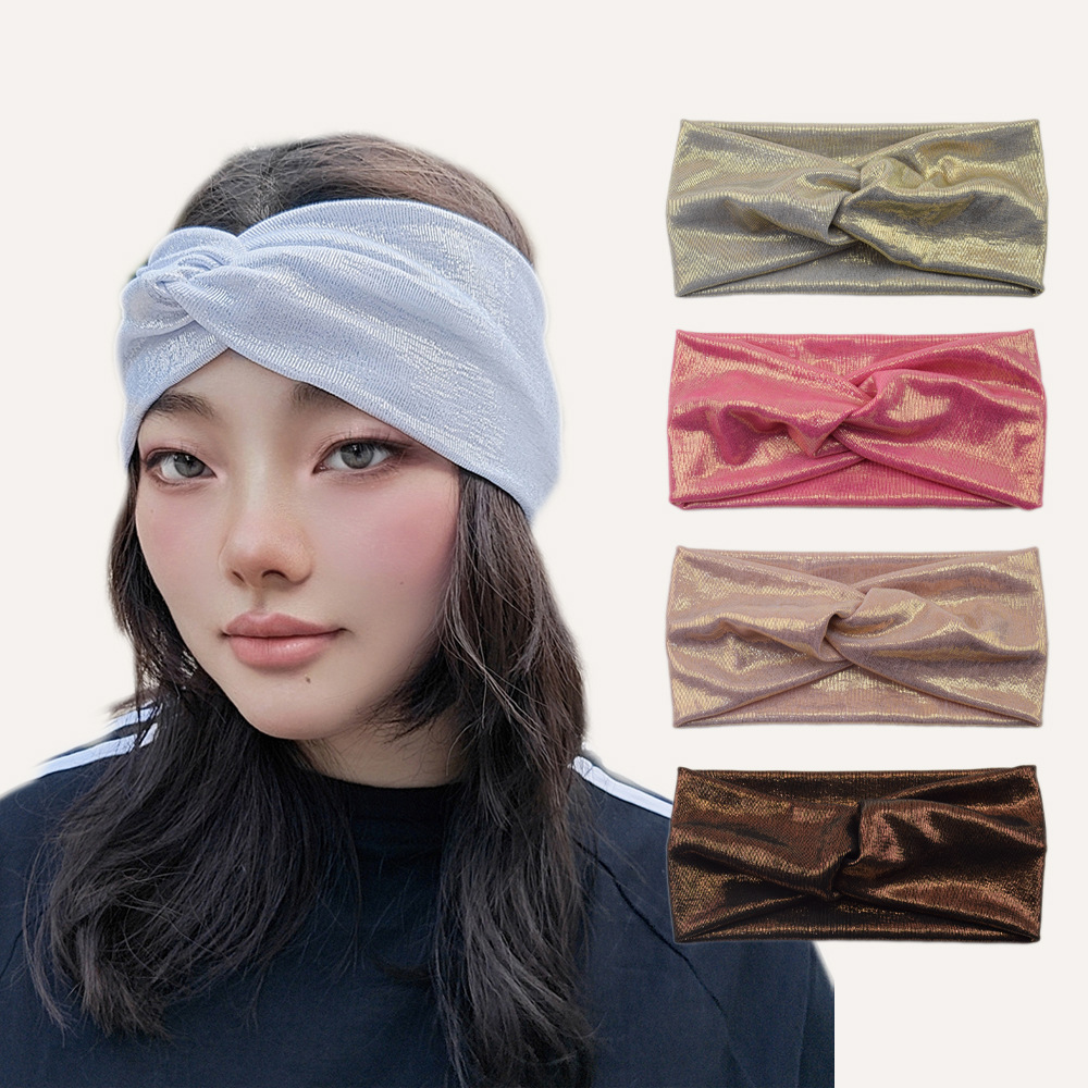 Women'S Yoga Accessories - Turban bandeaux doux torsion bandeaux bandeaux