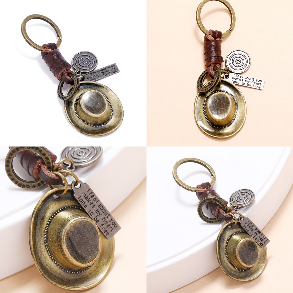 Women'S Jeep Accessories - Porte-clés en cuir tressé fait main