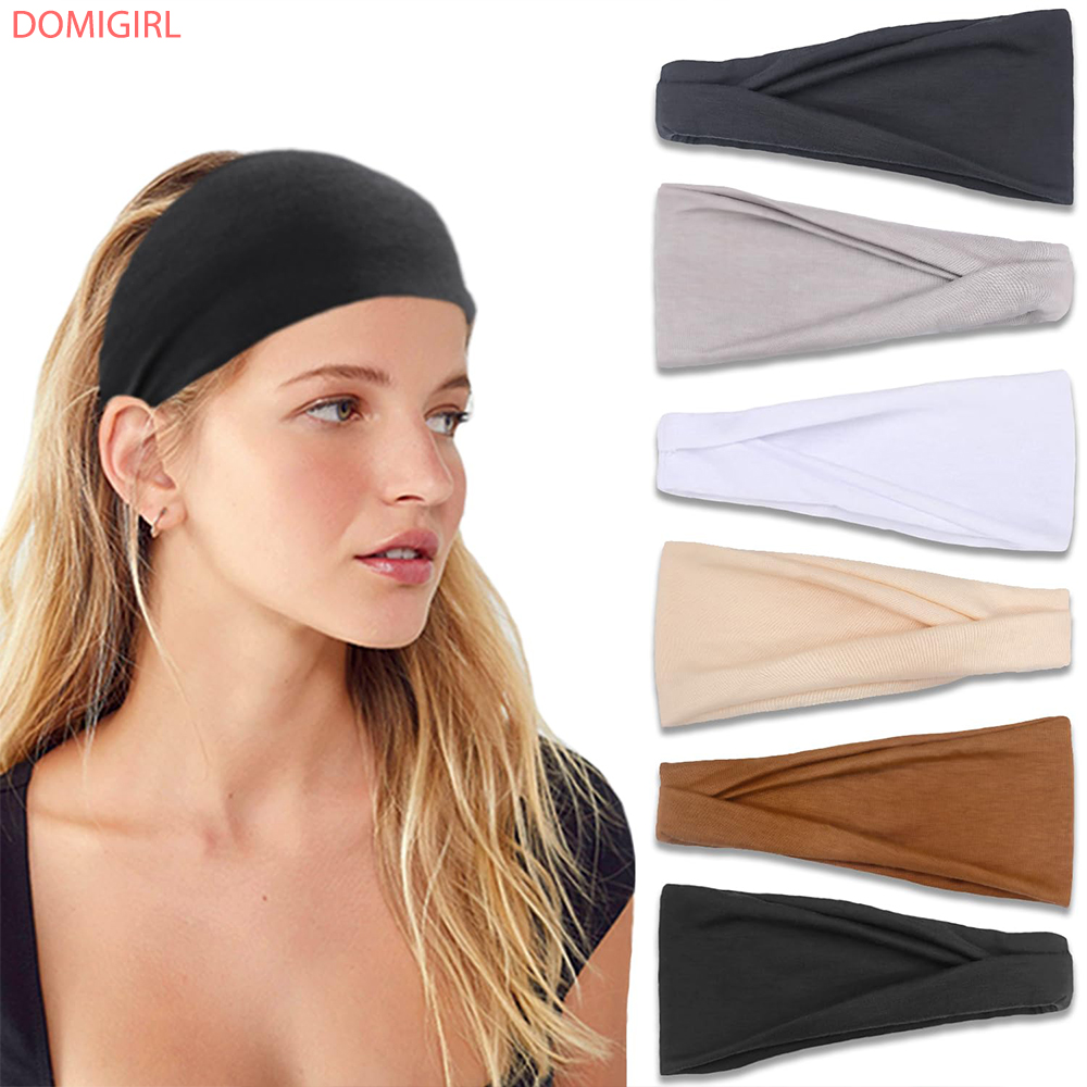 Women'S Yoga Accessories - Nouveau bandeau élastique de couleur unie,