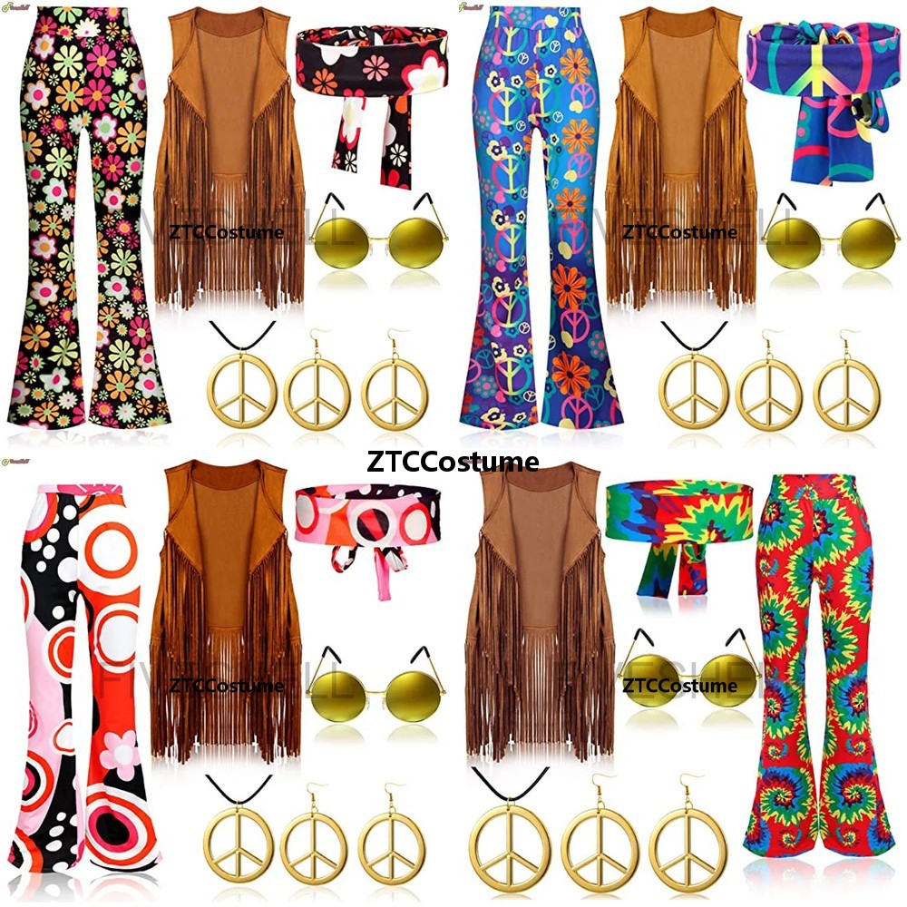 Women'S Accessories In The 60S - Costume Hippie Femme Années 60 70,