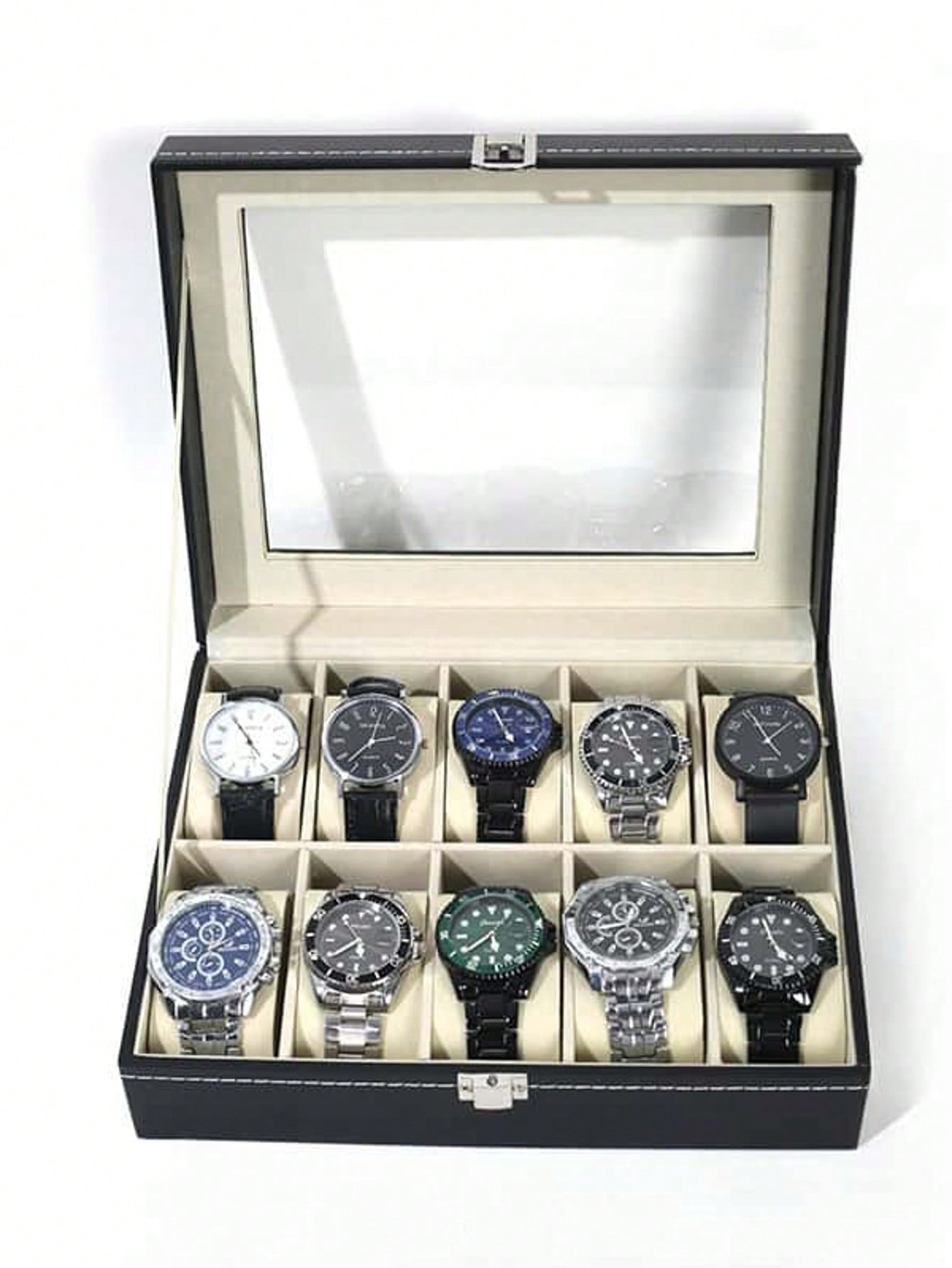Women Accessories Box - Boîte à montres en cuir avec