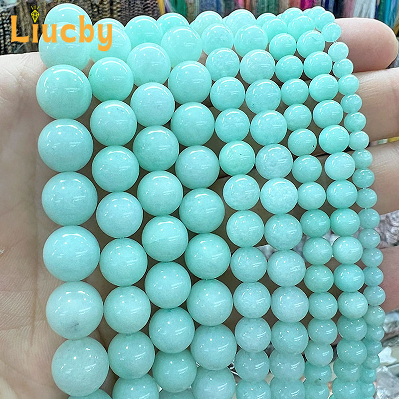 Women'S Accessories Amazon - Perles en pierre naturelle verte amazonite,