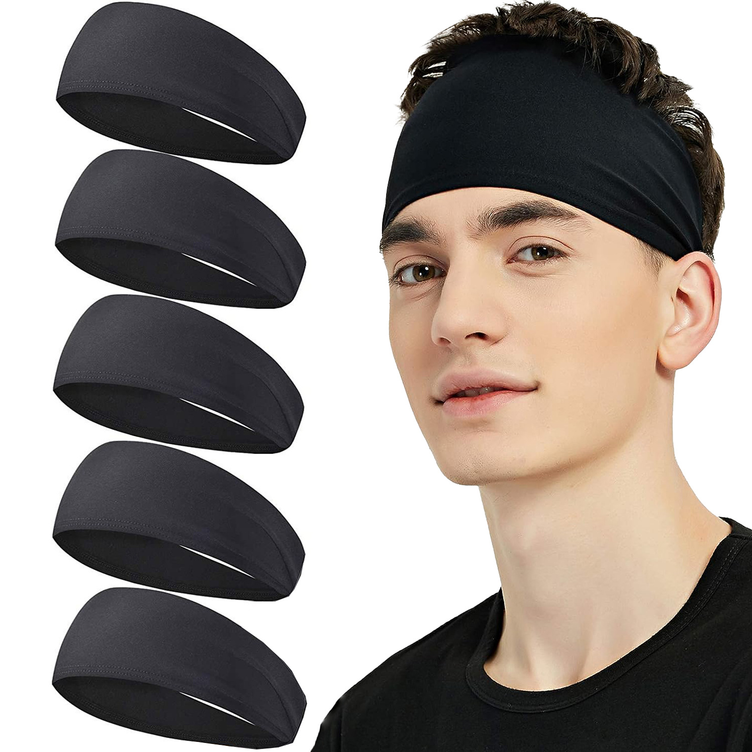 Women'S Yoga Accessories - Bandeau pour hommes femmes élastiques Sport