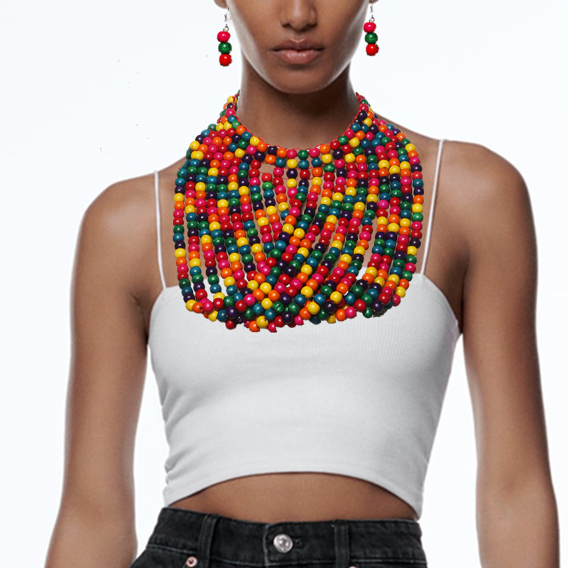 Women'S Accessories Amazon - Ensemble de colliers multicouches à franges