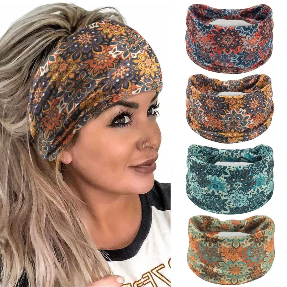 Women'S Yoga Accessories - 🌸 Bandeau fleur Boho Mandala |