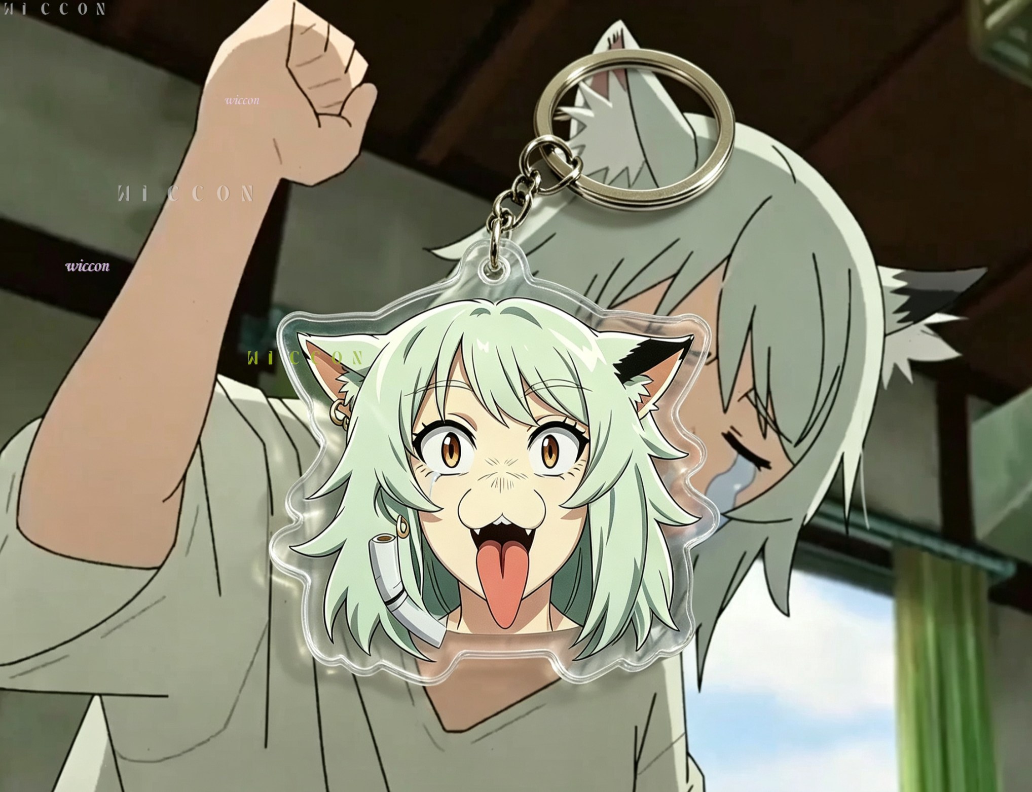 Porte-clés Chat Chainsmoker Ya - Women'S Key Accessories avis et prix