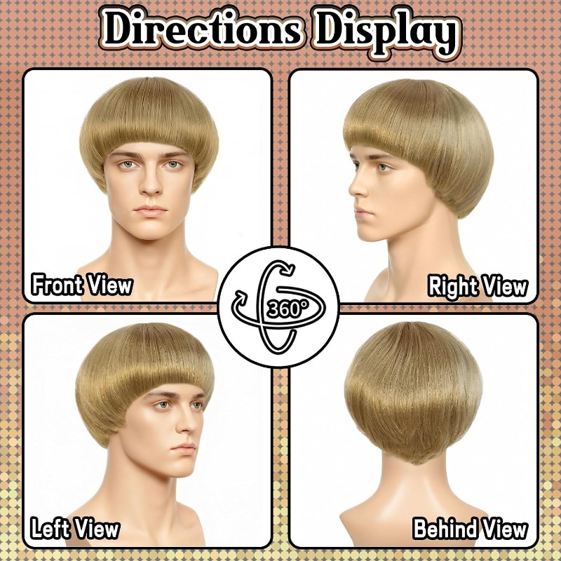 Perruque courte blonde coupe b - Women'S Accessories In The 60S avis et prix