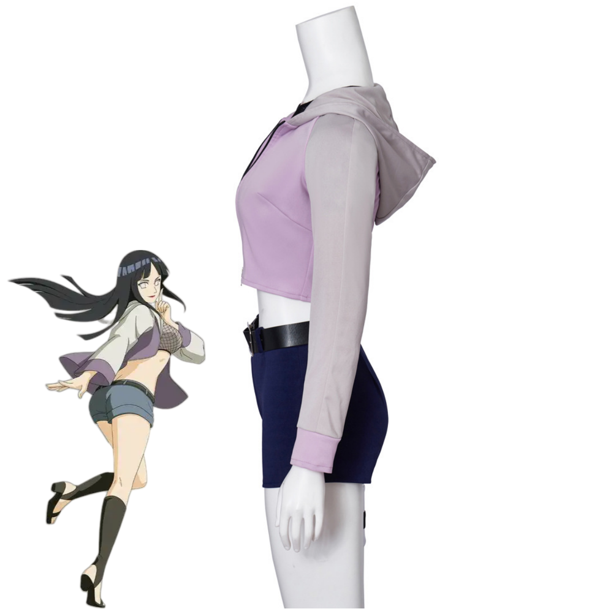 Anime Hyuga Hinata Cosplay Cos - Women Accessories Pack avis et prix