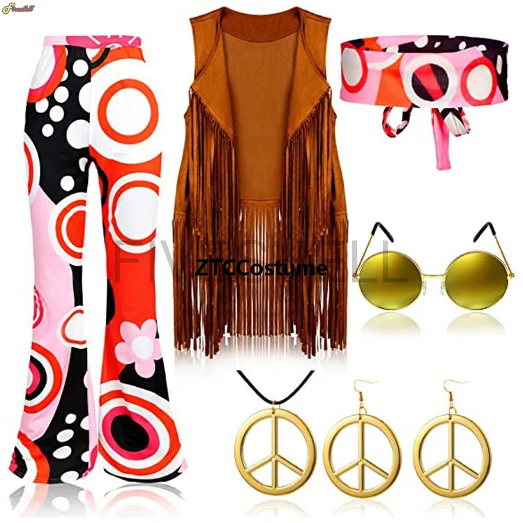 Costume Hippie Femme Années 60 - Women'S Accessories In The 60S avis et prix
