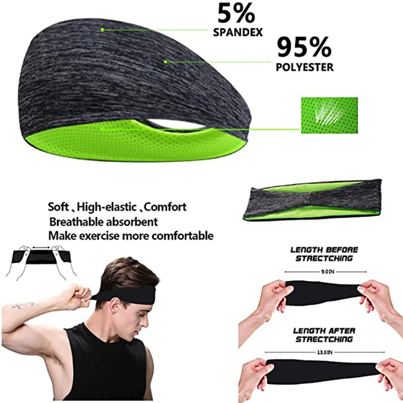 3 pièces bandeau pour hommes f - Women'S Yoga Accessories avis et prix