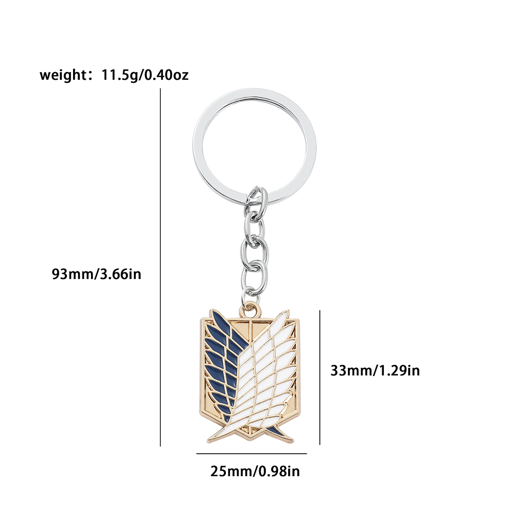 Badge en émail Anime Attack on - Women'S Key Accessories avis et prix
