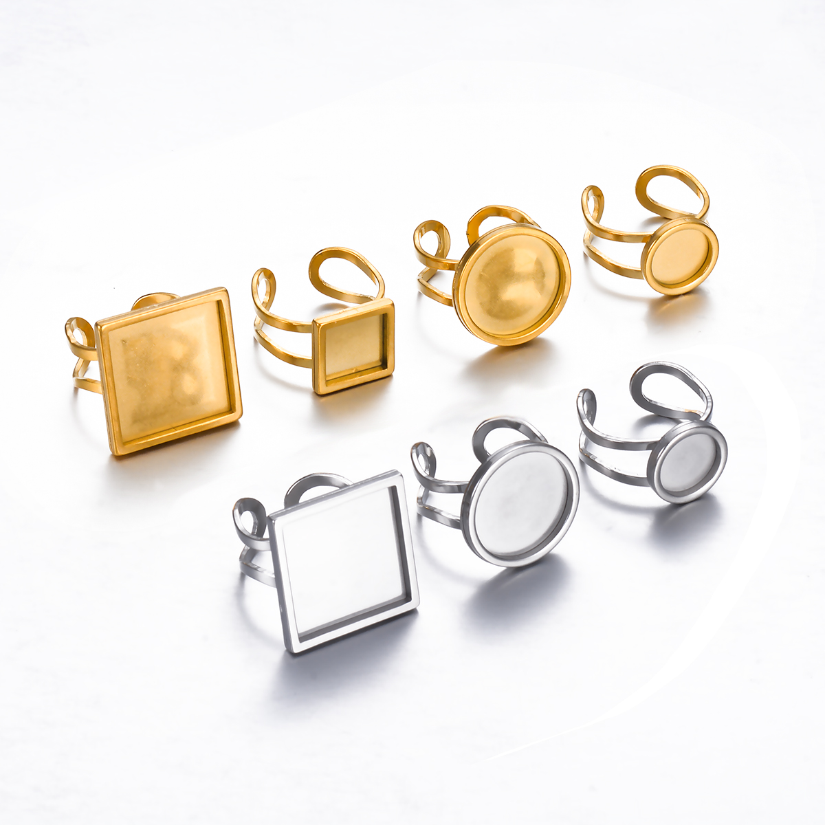 4 Pièces Bagues Ajustables en  - Ring Set Adjustable avis et prix
