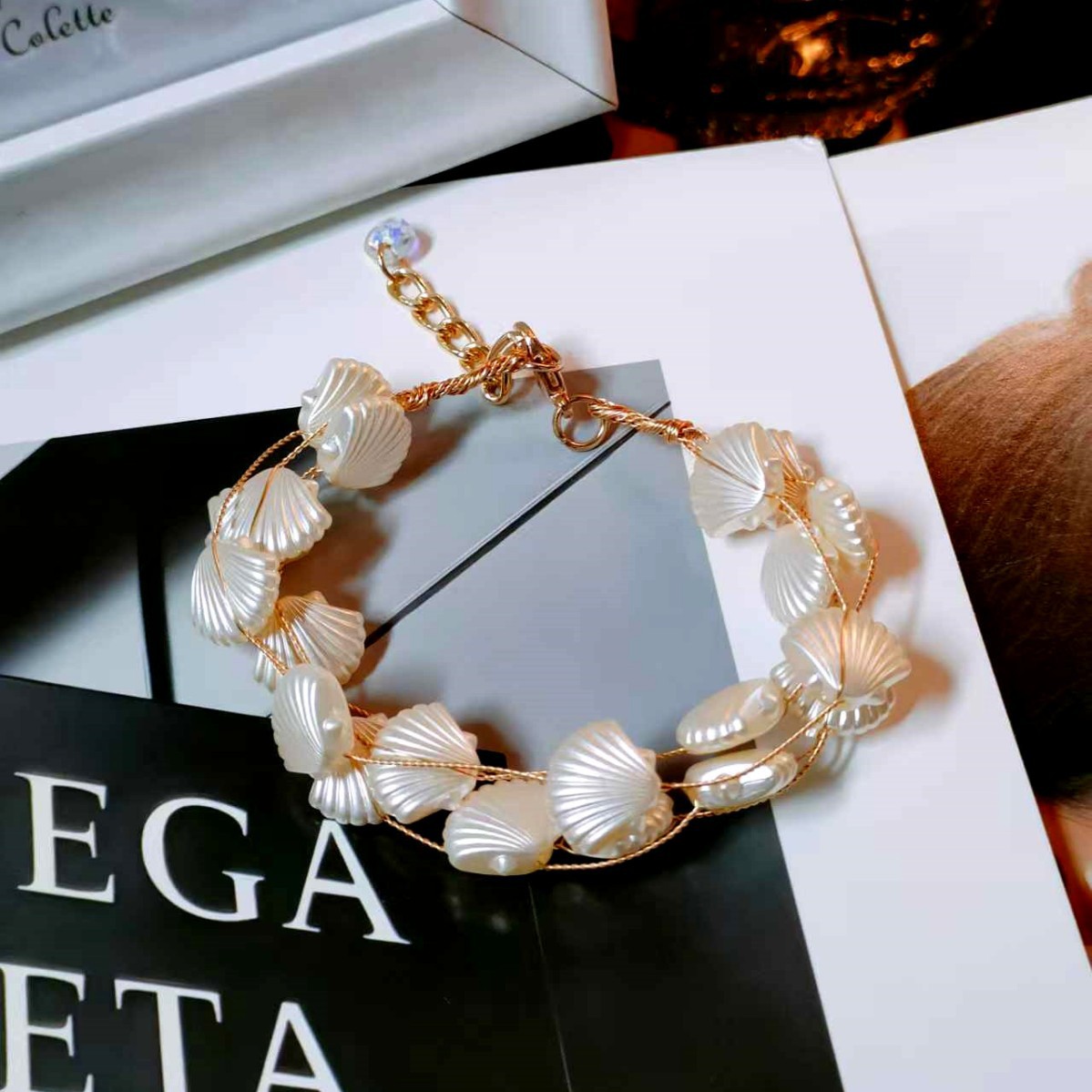 Bracelet en fausses perles bar - Women'S Accessories Amazon avis et prix