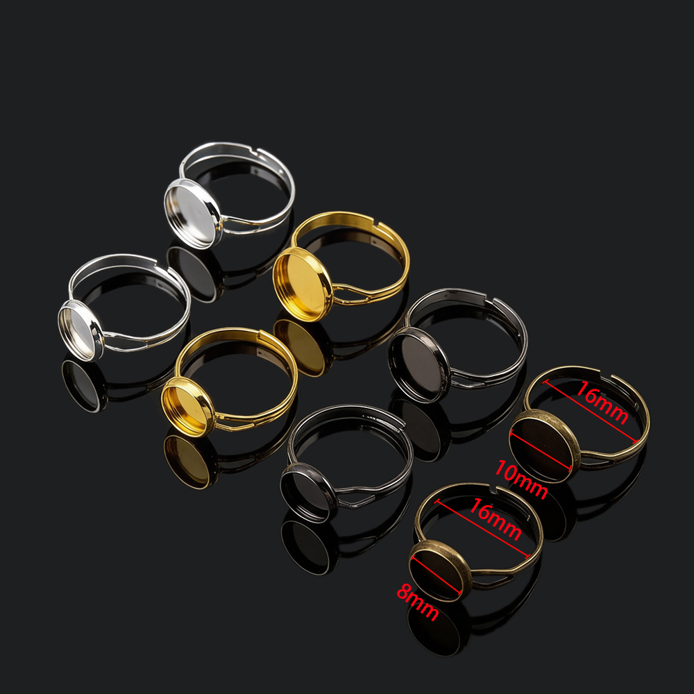 Lot de 10 bases de bague ajust - Ring Set Adjustable avis et prix