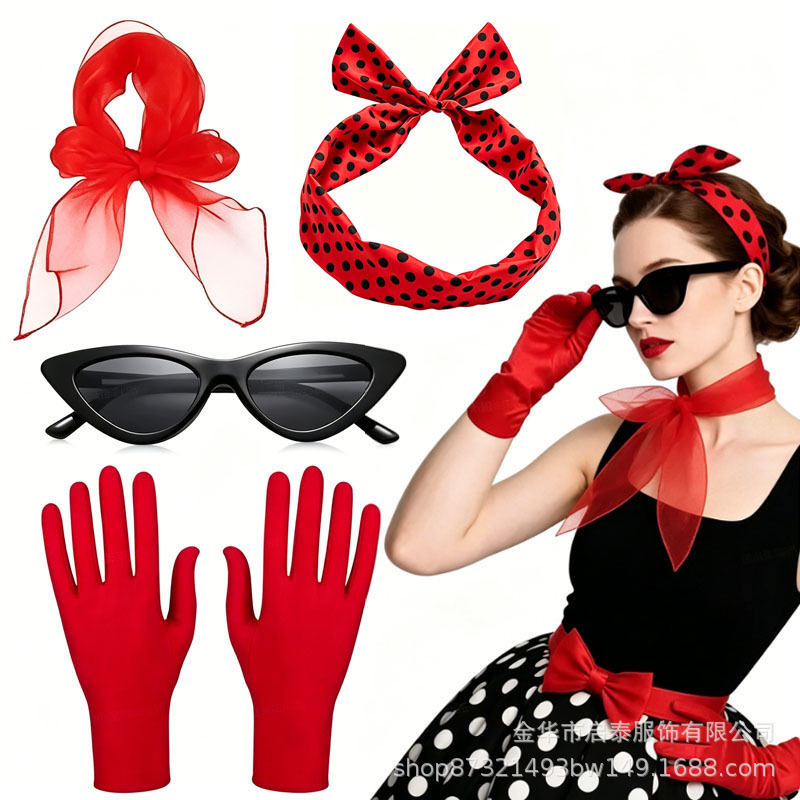 Costume rétro pour femmes des  - Women'S Accessories In The 60S avis et prix