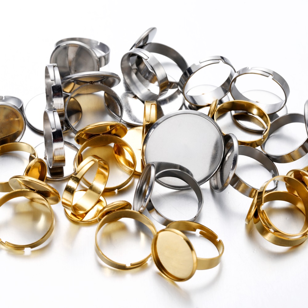 10 pièces de bases de bague aj - Ring Set Adjustable avis et prix