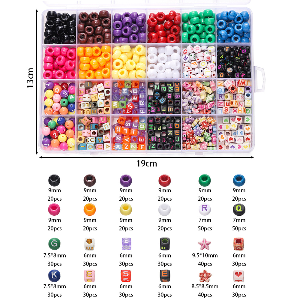 1 Boîte de Perles Acryliques C - Women Accessories Box avis et prix